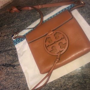 Tory Burch Miller Camel Brown Crossbody Bag